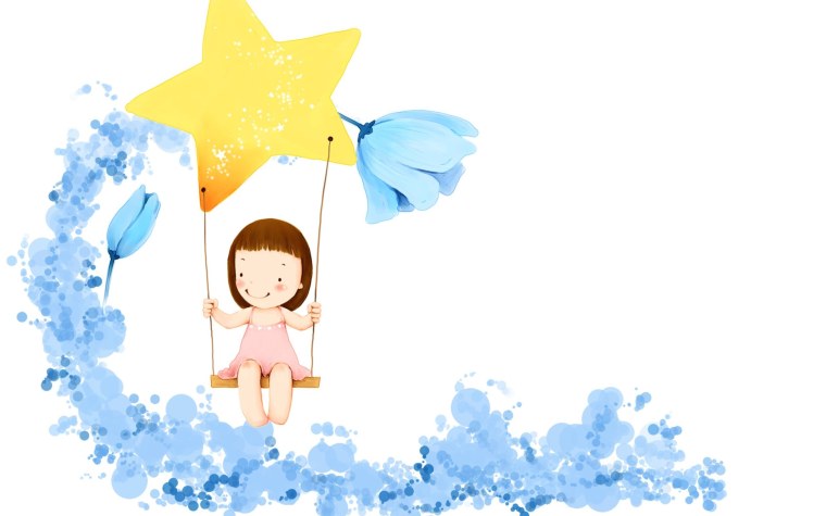 Фотообои с детским рисунком