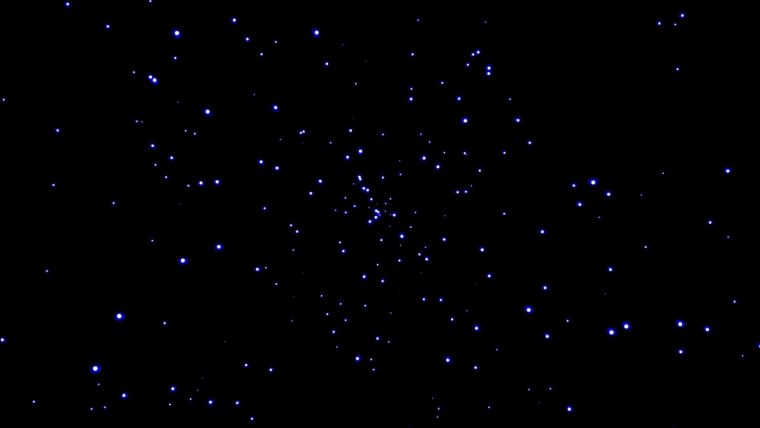 Темно синее небо со звездами