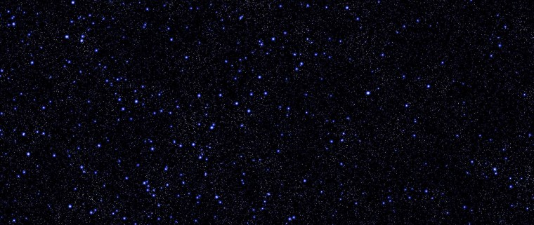 Черное звездное небо HD