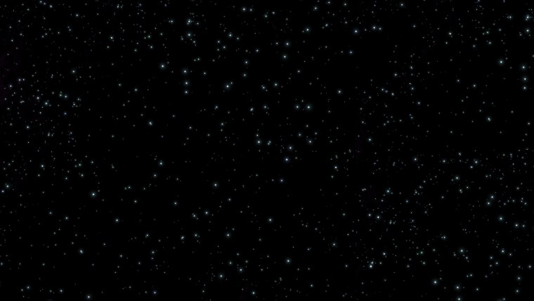 Черное небо со звездами