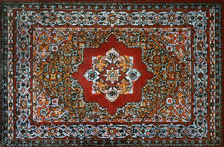 Ковер с олимпийской символикой