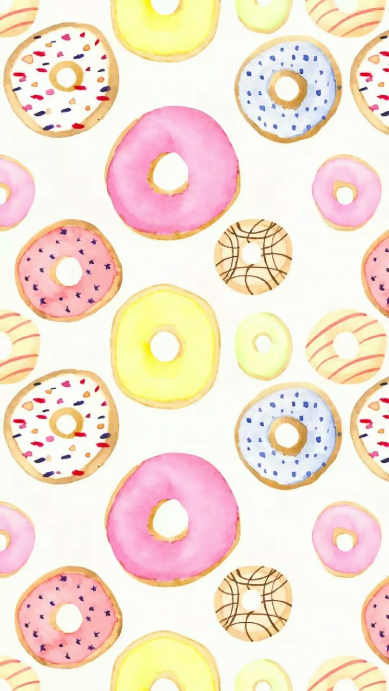Пончики фон