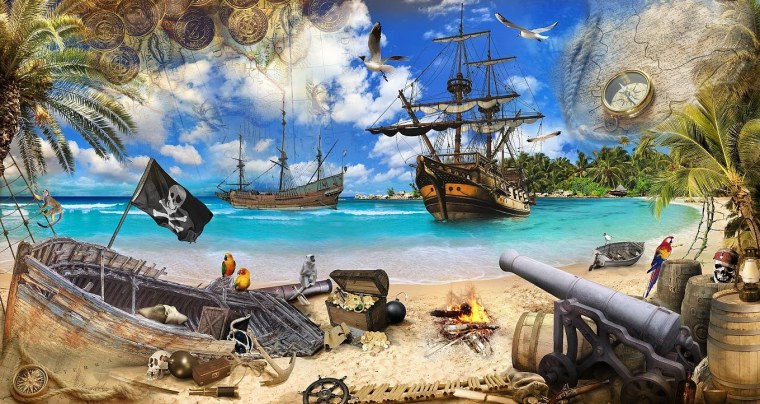 Остров сокровищ корабль