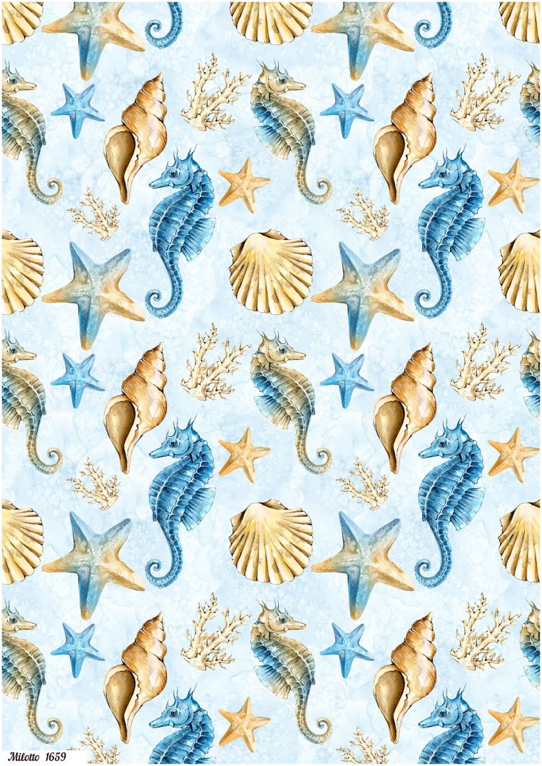 Бумага для скрапбукинга морская тематика