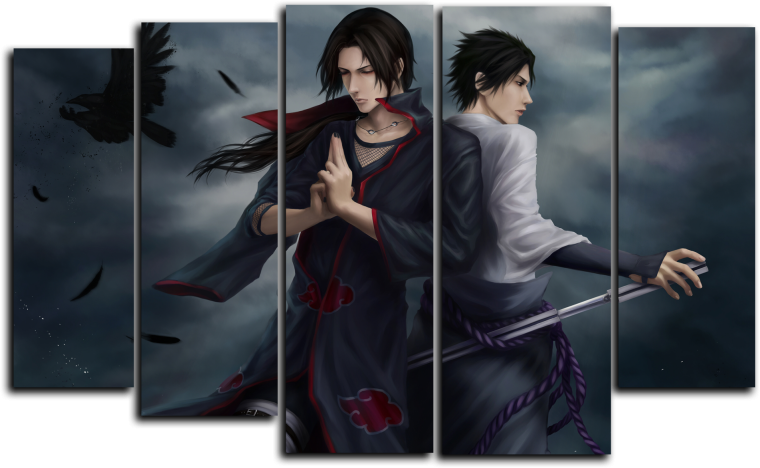 Модульная картина Итачи