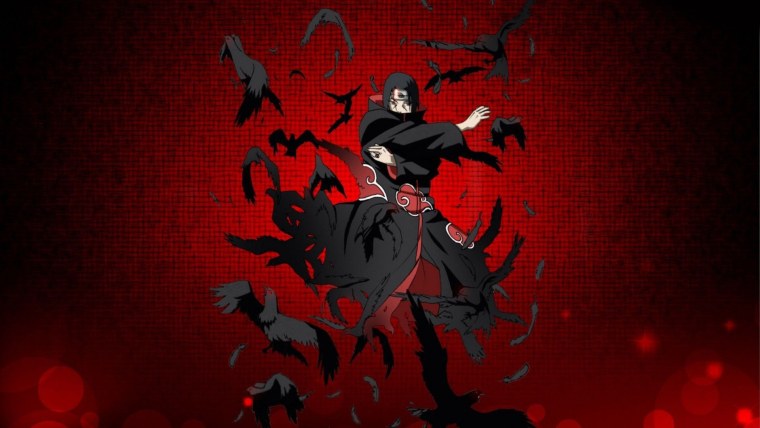 Итачи Учиха арт Шаринган