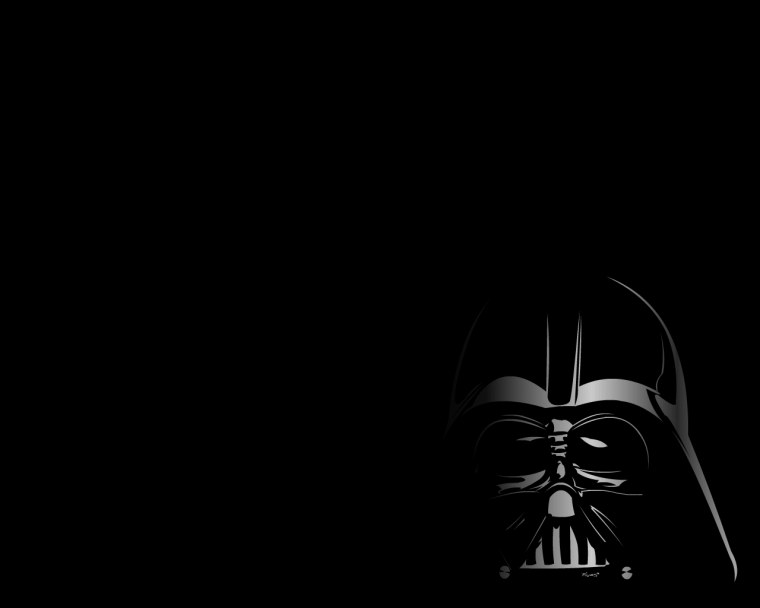 Дарт Вейдер на темном фоне