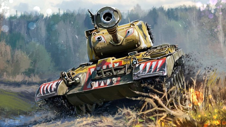 Танк будущего раскраска