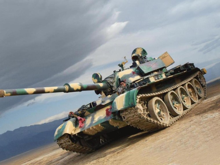 Танки в огне