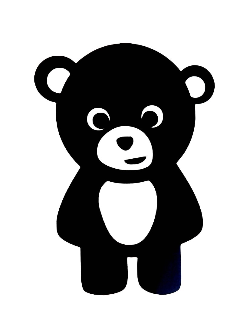 Раскраска. Медвежонок