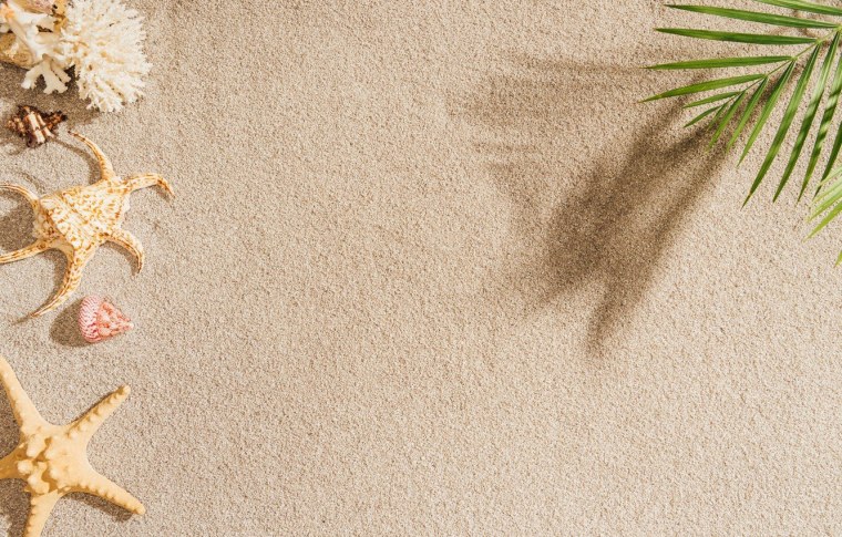 Пляж песок вид сверху