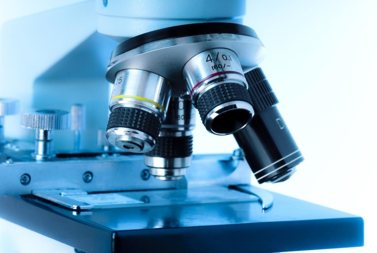 Микроскоп фон