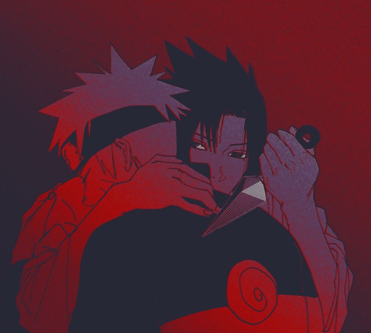 Эстетика аниме Саске