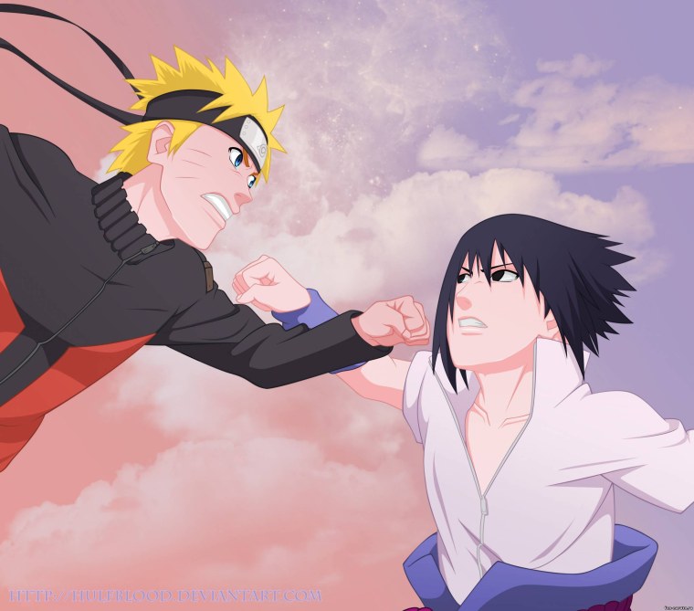 Наруто Узумаки и Саске