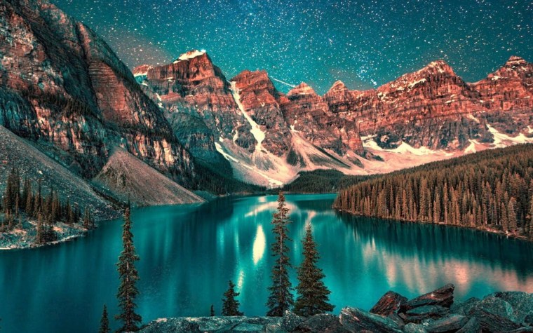 Ледниковое озеро Морейн, Канада