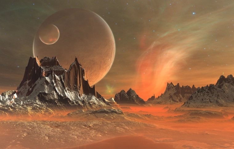 Фантастический пейзаж Инга Нильсен