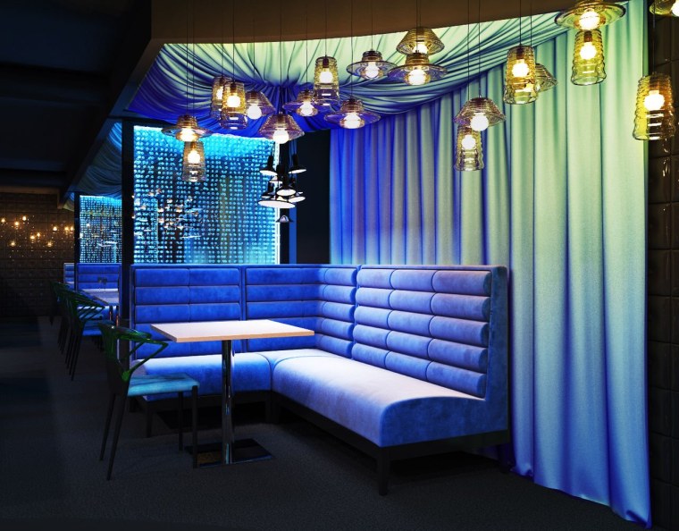Интерьер караоке бара