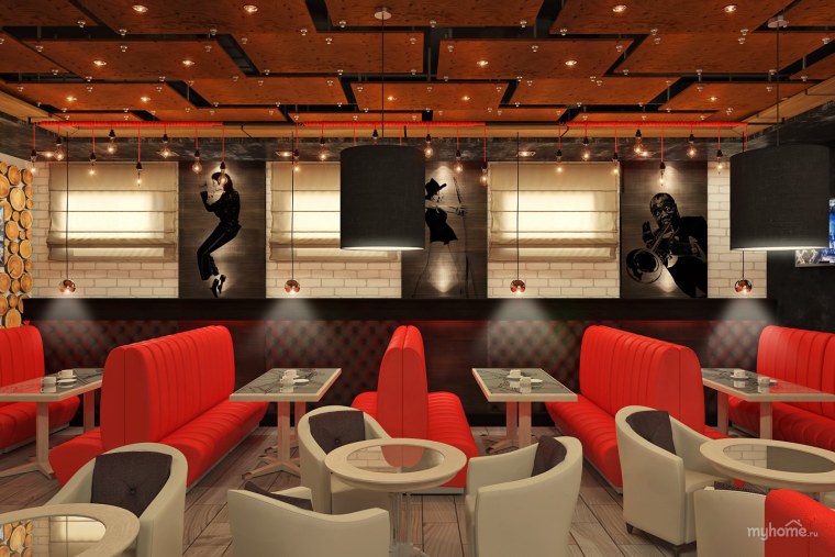 Кафе бар интерьер