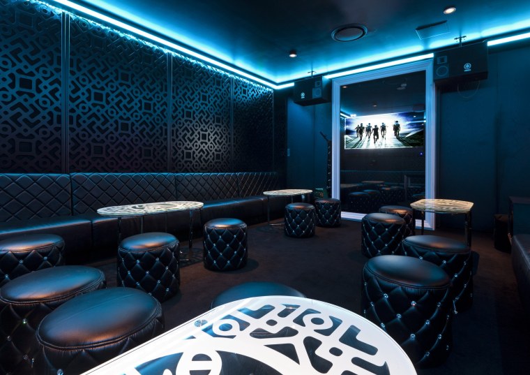 Интерьер вип комнат караоке бар
