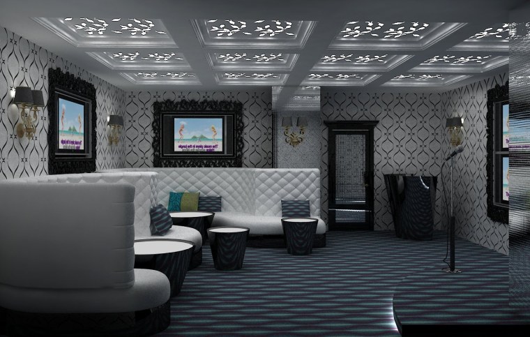 Интерьер вип кабинки ресторана