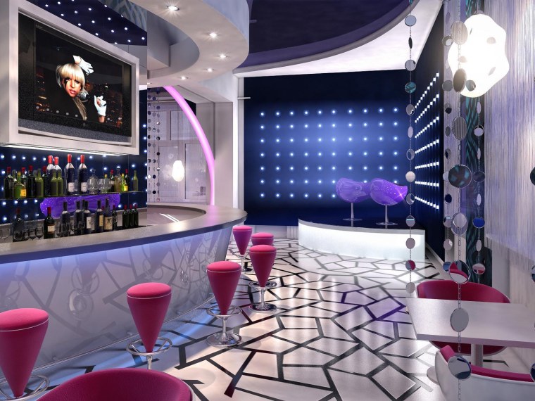 Дизайн интерьера клуба