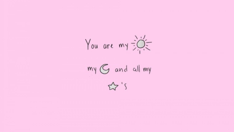 Розовые обои на рабочий стол Минимализм