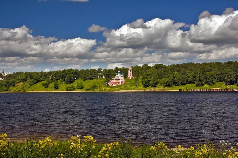 Тутаев Волга река фотографии