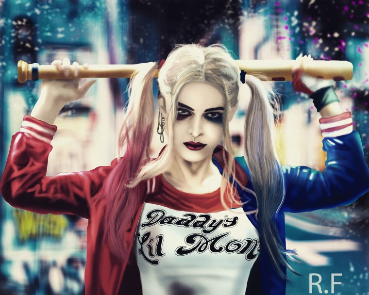 Харли куин с битой