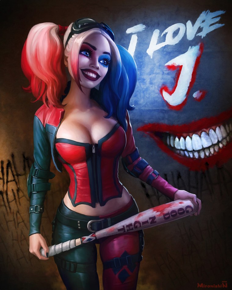 Харли Квинн улыбка