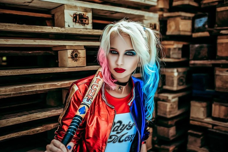 Харли Квинн отряд убийц косплей