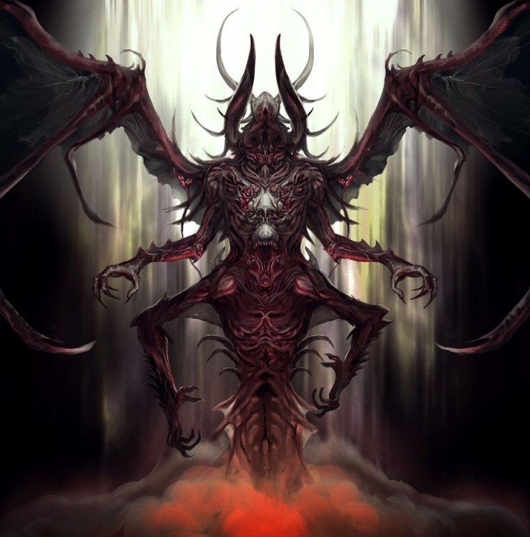 Четырехкрылый Падший демон