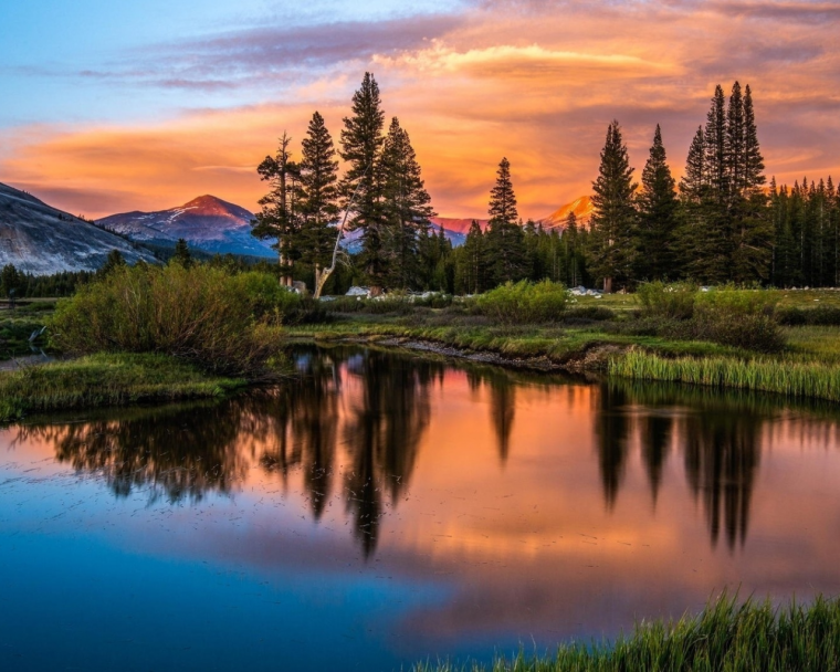 Пейзаж озеро