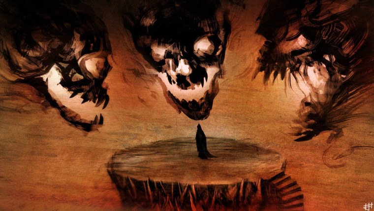 Сатана в огне