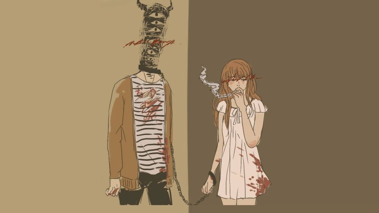 Две мультяшные девушки