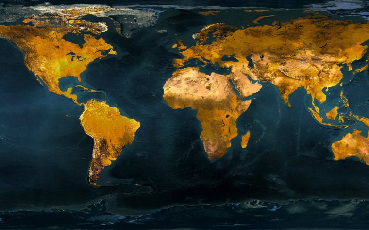 Голограмма карты мир