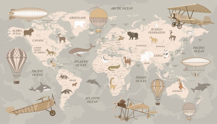 Материки планеты земля