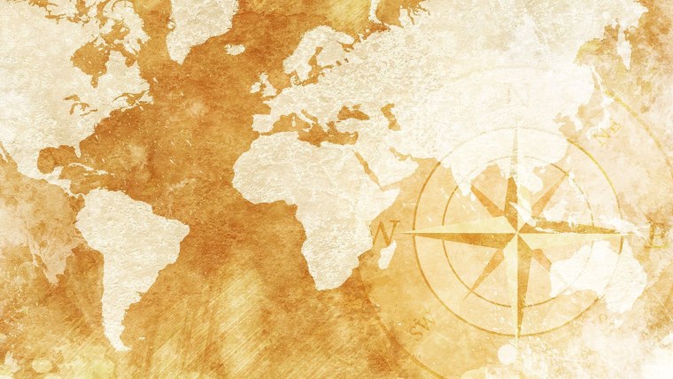 Объемная карта мира