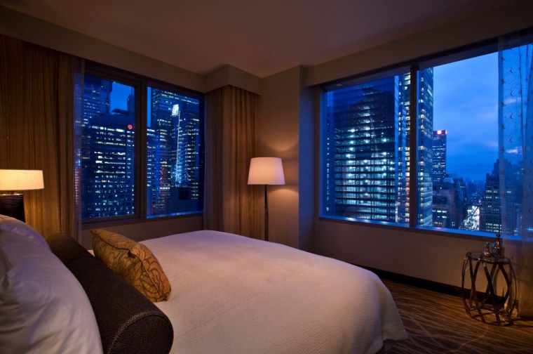 Отель Интерконтиненталь Нью-Йорк вид из окна
