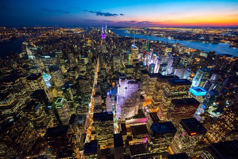 Нью-Йорк с высоты птичьего полета