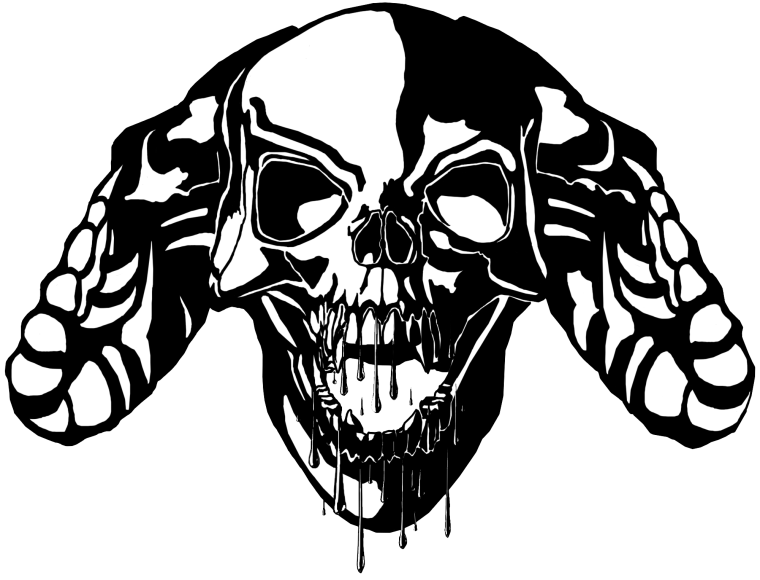 Обои на рабочий стол череп