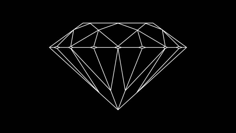 Бриллианты на черном фоне