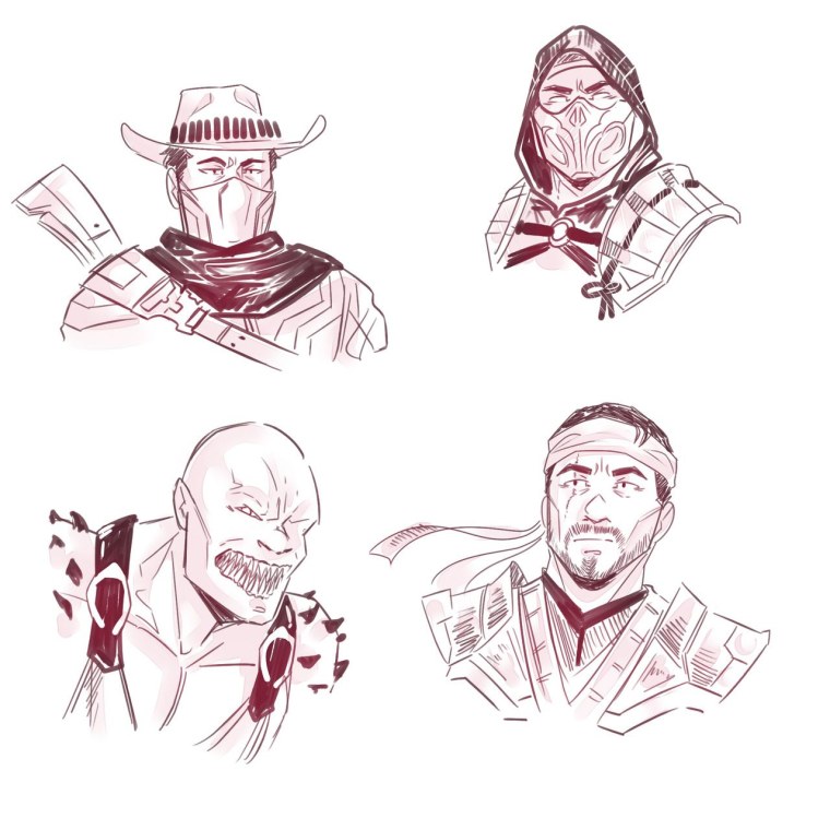 Рисунки персонажей мортал комбат 11