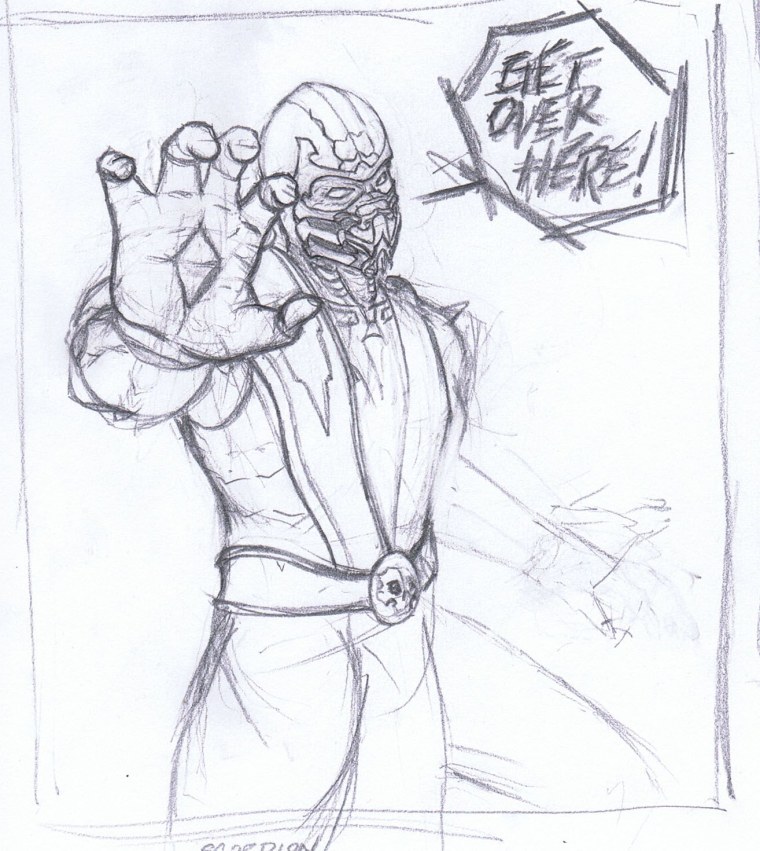 Mortal Kombat скетч