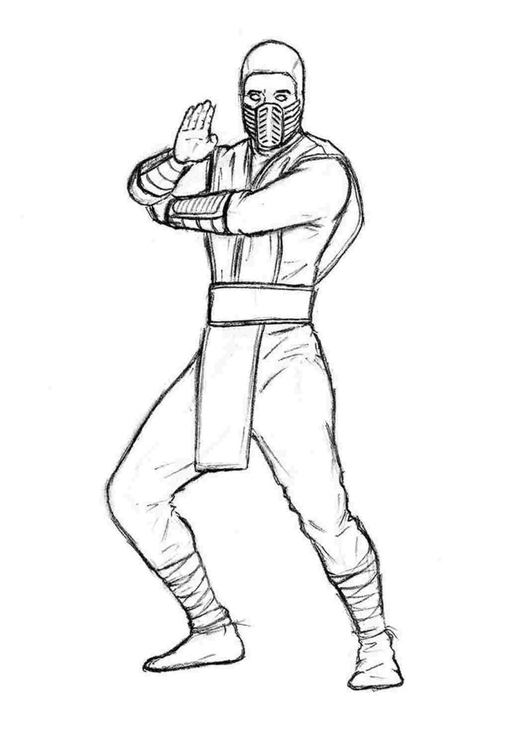 Скорпион МК нарисовать