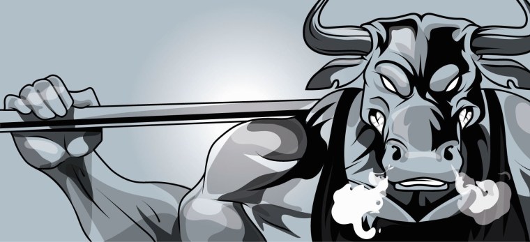 Сильный бык арт