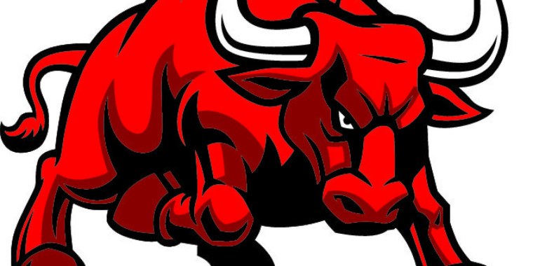 Красный бык Chicago bulls