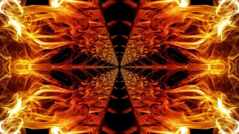 Огненные обои