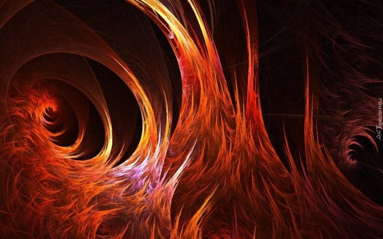 Огненная абстракция