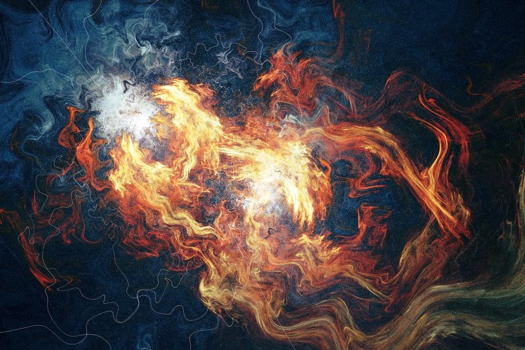 Огонь абстракционизм