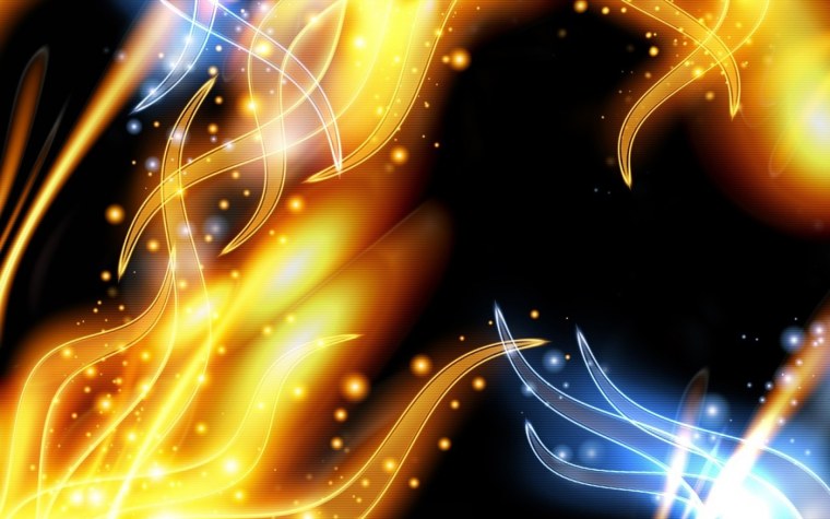 Огненная абстракция